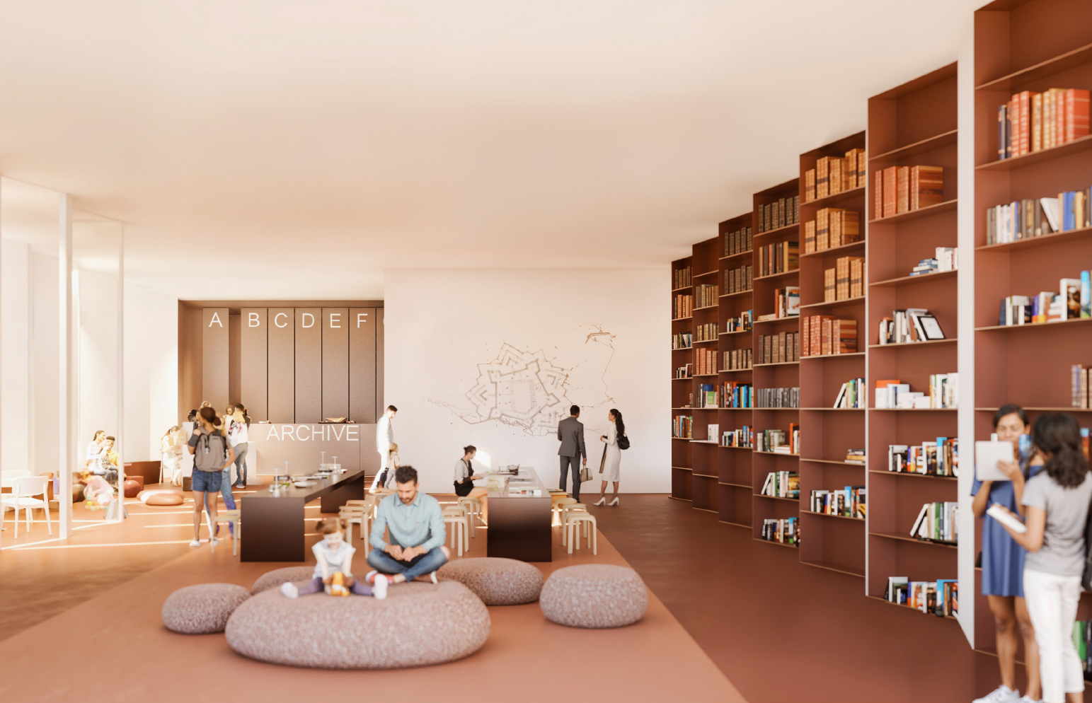 Tamil Community Centre - Library Space